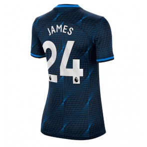 Chelsea Reece James #24 Koszulka Wyjazdowych Kobiety 2023-24 Krótki Rękaw